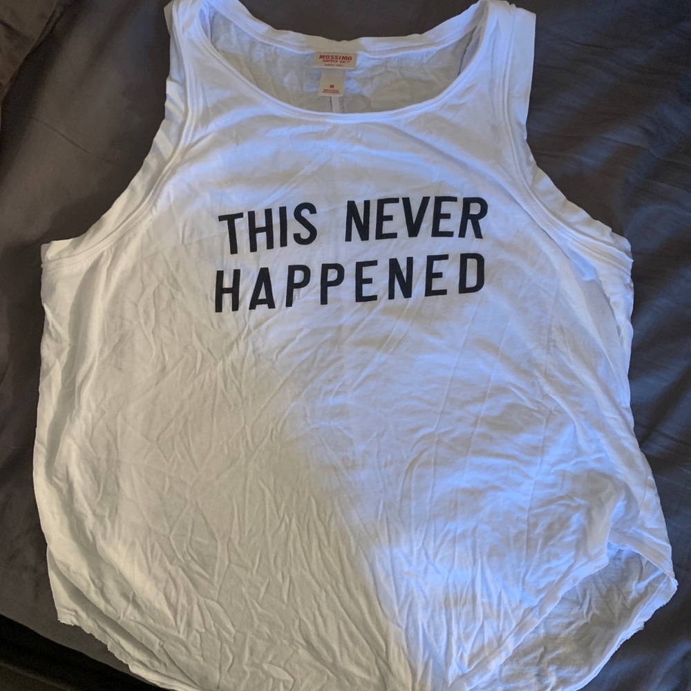 White tank top
